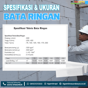 Spesifikasi bata ringan