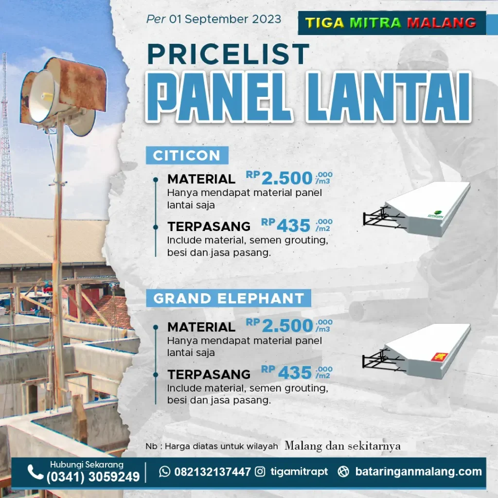 Harga Panel Lantai Malang